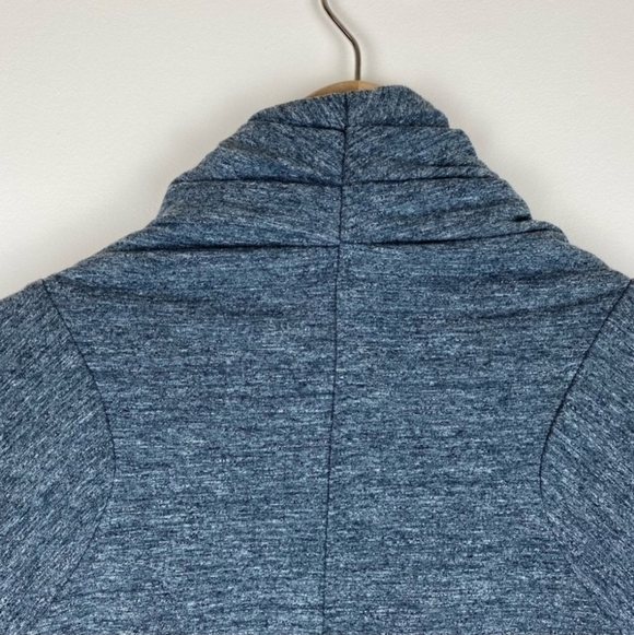 Lululemon That's A Wrap Cardigan Heathered Snow Slub Coal Sz 6 - Picture 11 of 16
